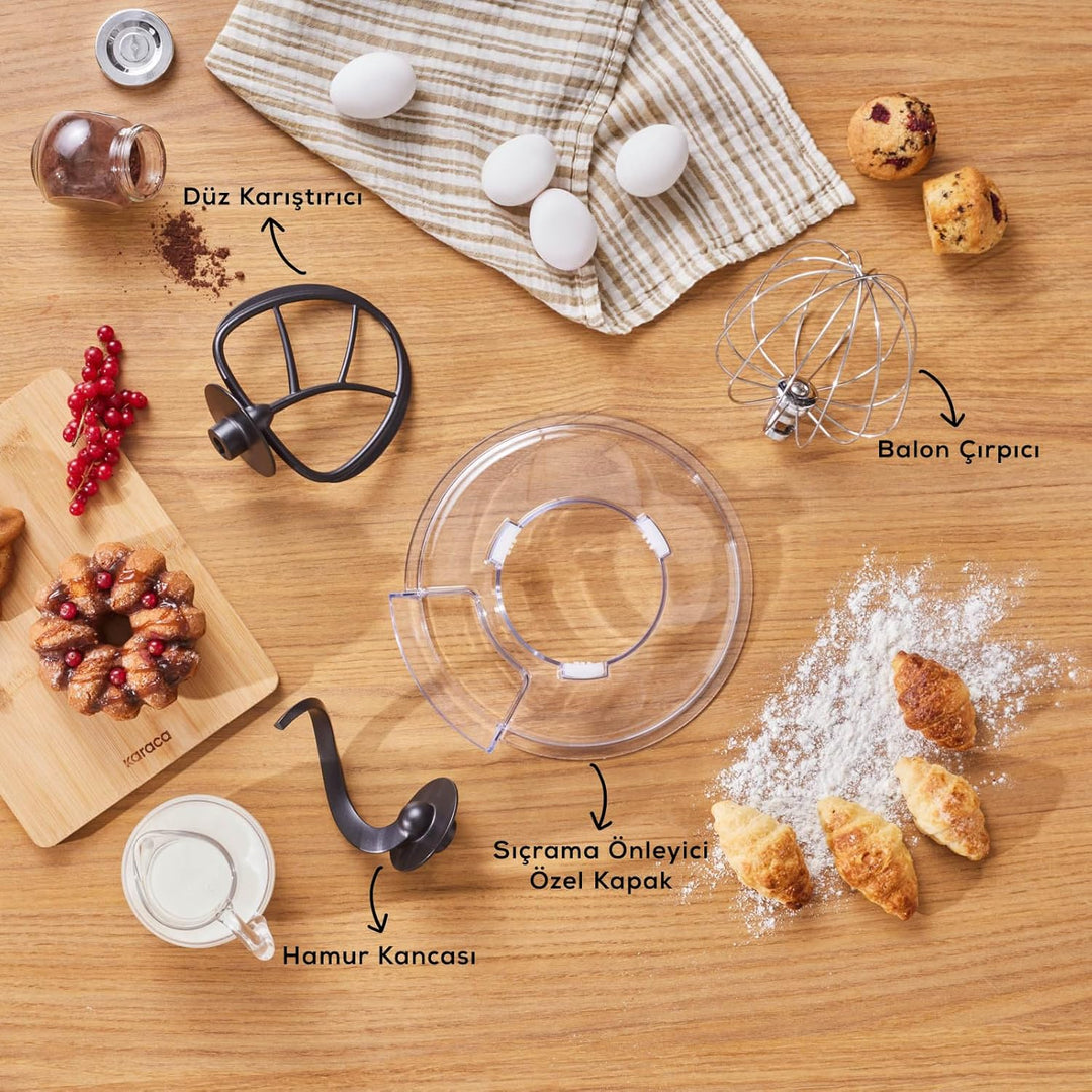 Karaca Pro Artisan Timer Küchenchef Black 1600W 5 Liter