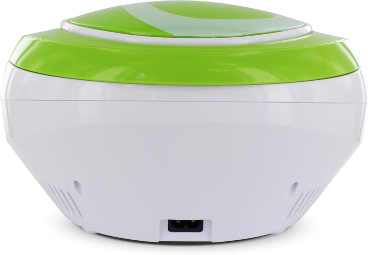 Metronic Gulli Radio/Tragbarer CD-/MP3-Player für Kinder, mit USB-Port Grün / Weiss, Grün / Weiss