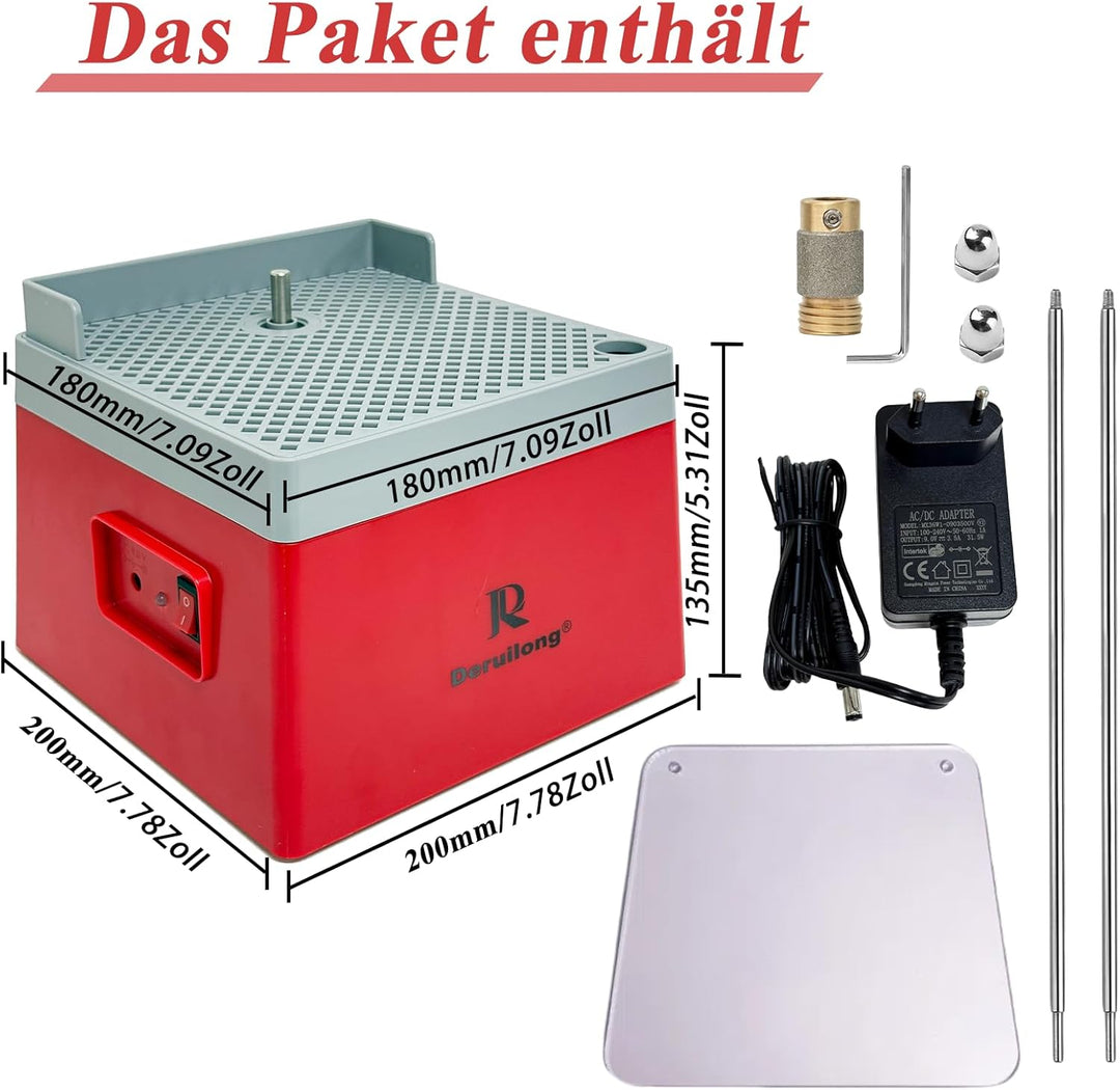 Professioneller Glasglasschleifer 4200 U/min - Diamant Schleifgerät für Glas, Keramik, Edelsteine -