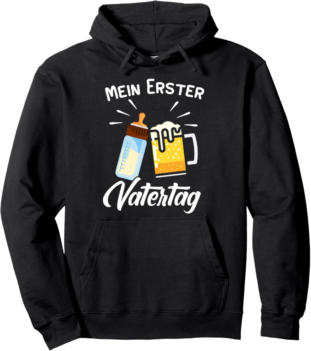 Mein erster Vatertag stolzer Papa Familienvater Sohn Pullover Hoodie
