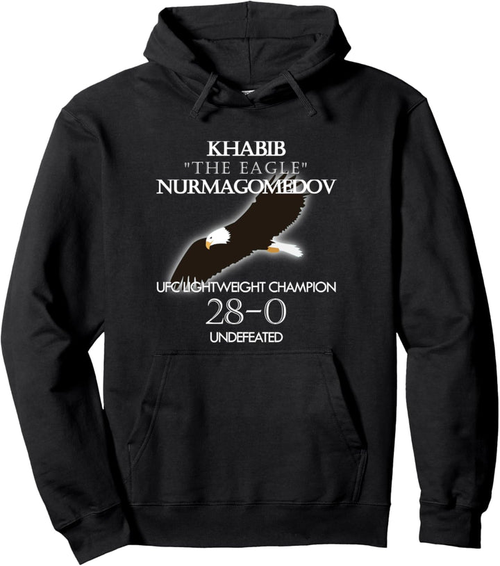 Eagle 28-0 Undefeated MMA Champion Russian Fighter Pullover Hoodie