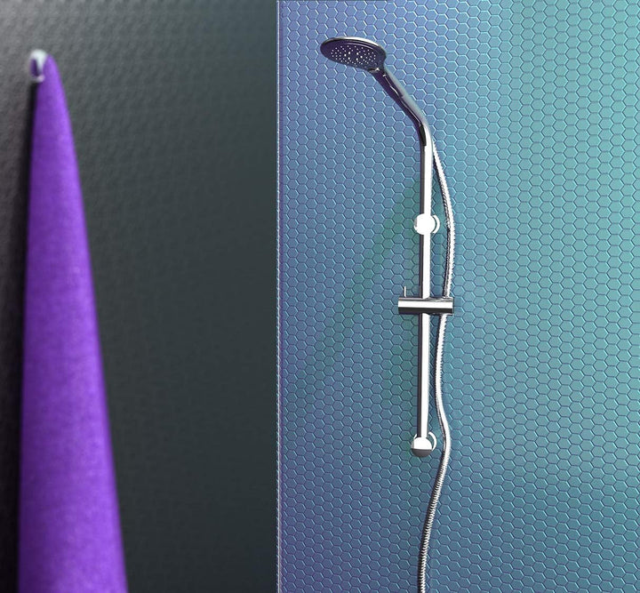 EISL DX7010CSB Duschset DIZIANI ohne Armatur, Duschsäule 2 in 1 mit variabler Handbrause (3 Strahlar