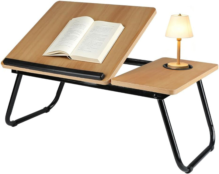 Faltbare Laptoptisch Notebooktisch Betttisch Betttablett Notebook Laptoptisch mit Getränkehalter für