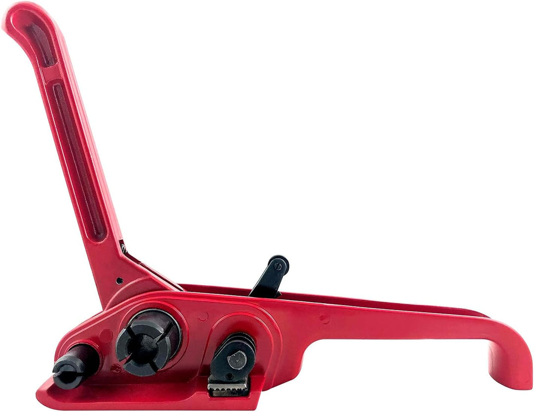 QWORK 2 Stücke Manuelles Umreifungsgerät, für 13mm-19mm PP/PET Kunststoffspanner Umreifungsband Kit,