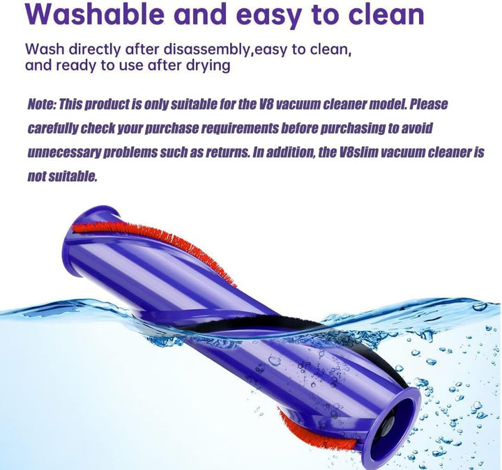 Ersatzbürstwalze für Dyson V8 Staubsauger,Bürste Rolle für Dyson V8,Bürste Rolle für Dyson V8,Bürste