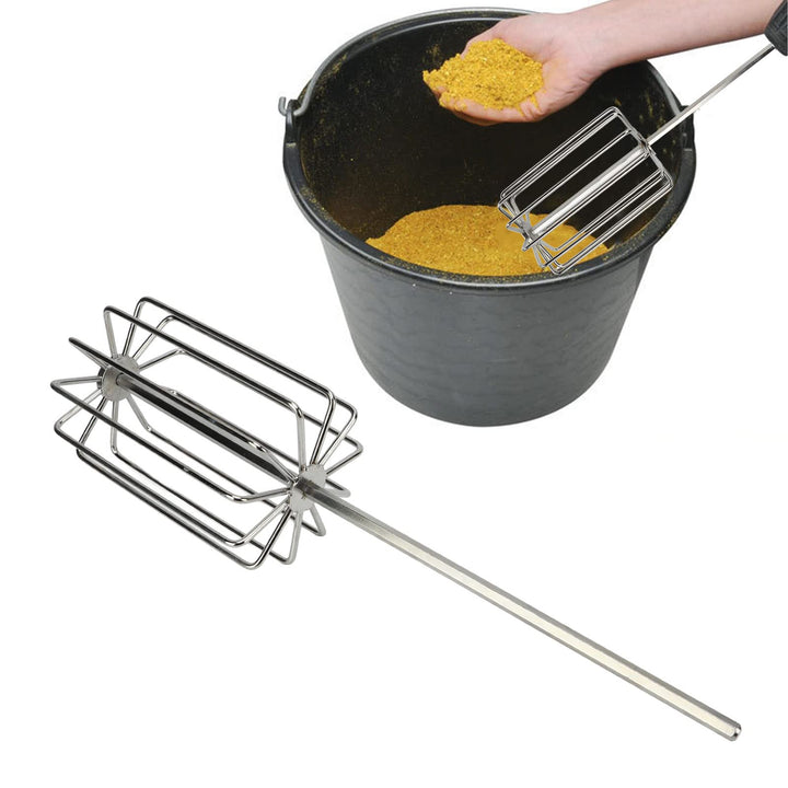 EVTSCAN Universal-Schneebesen aus Edelstahl zum Angeln und Mischen von Grundfutter, kompatibel mit d