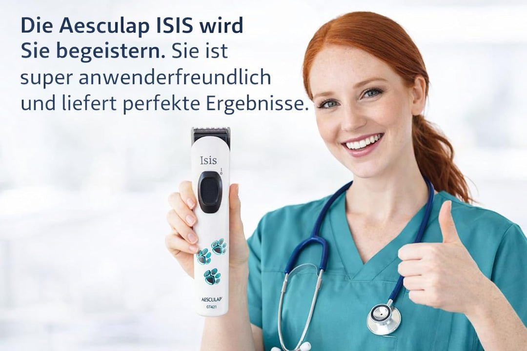 Rotschopf24 Schermaschine Aesculap ISIS GT421, kabellos + Tasche