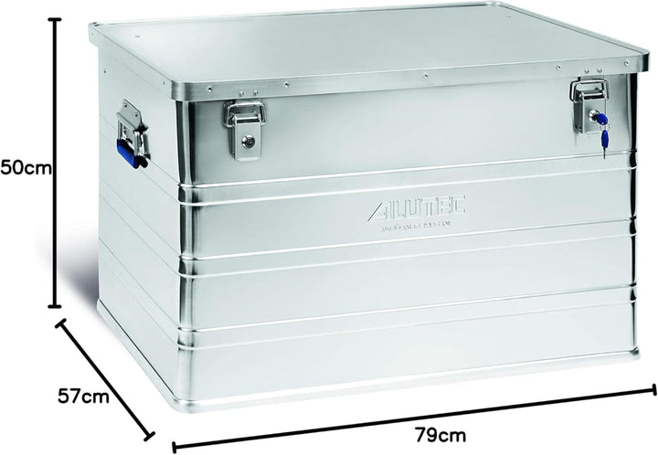 ALUTEC Aluminiumbox Classic 186 (Inhalt 186 ltr., Innenmasse (LxBxH) 760 X 530 X 462 mm/Aussenmasse