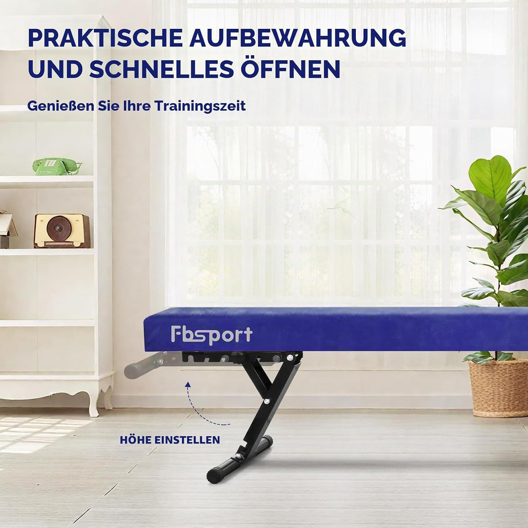 FBSPORT schwebebalken Kinder schwebebalken für zuhause schwebebalken höhenverstellbar Gymnastik Bala
