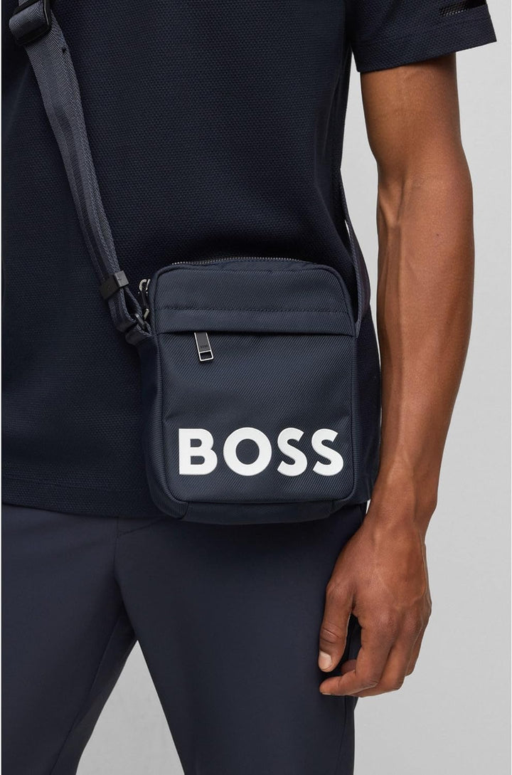 BOSS Umhängetasche Schultertasche Crossbag Catch 2.0DS_NS zip Dark Blue401, Dark Blue401