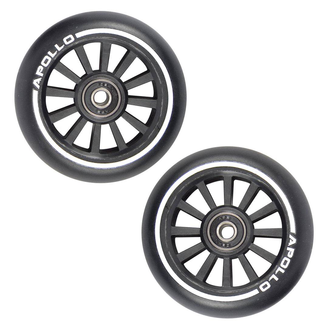 Apollo Stunt Scooter Ersatzräderset Pro Wheels - ABEC9 Kugellager, Roller Rad Ersatz-Räder passend S