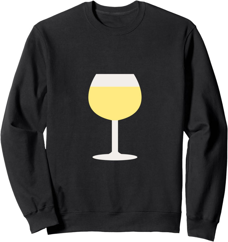 Glas von Weisswein Sweatshirt