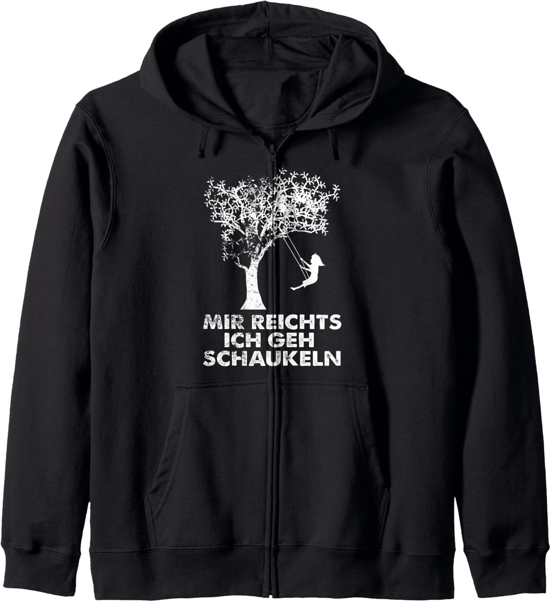 Mir reichts ich geh Schaukeln lustiges Geschenk Schaukel Kapuzenjacke