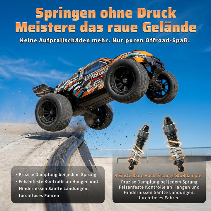 HAIBOXING Ferngesteuertes Auto 4WD RC Auto 1/18 36 km/h All Terrains Offroad Elektro Fahrzeug 2,4 GH