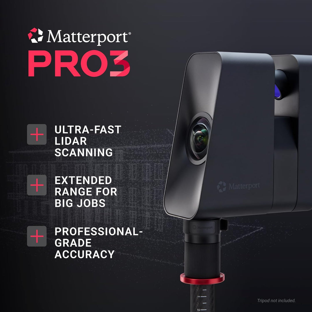 Matterport Pro3 schnellster 3D -Lidar -Scanner -Digitalkamera für die Erstellung professioneller 3D