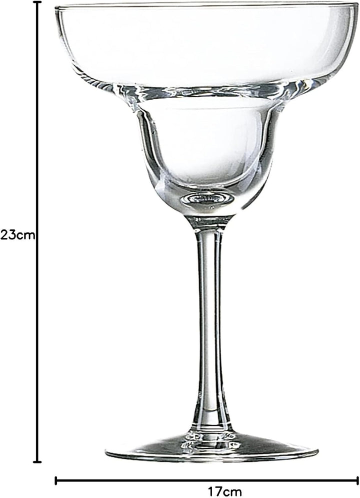 Arcoroc ARC 79923 Margarita Cocktailglas, Cocktailschale, 270ml, Glas, transparent, 6 Stück