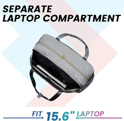 LOVEVOOK Reisetasche Damen Sporttasche Gross mit Laptopfach Weekender Handgepäck Tasche Gym Bag Trav