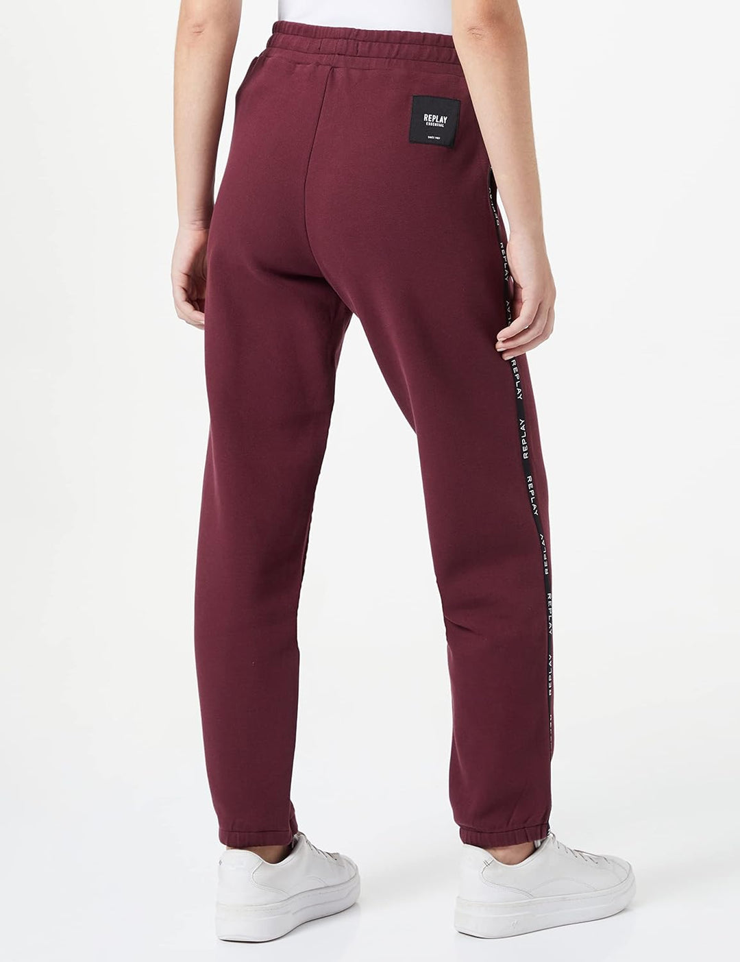 Replay Damen Lässige Hose S 459 Dark Red, S 459 Dark Red