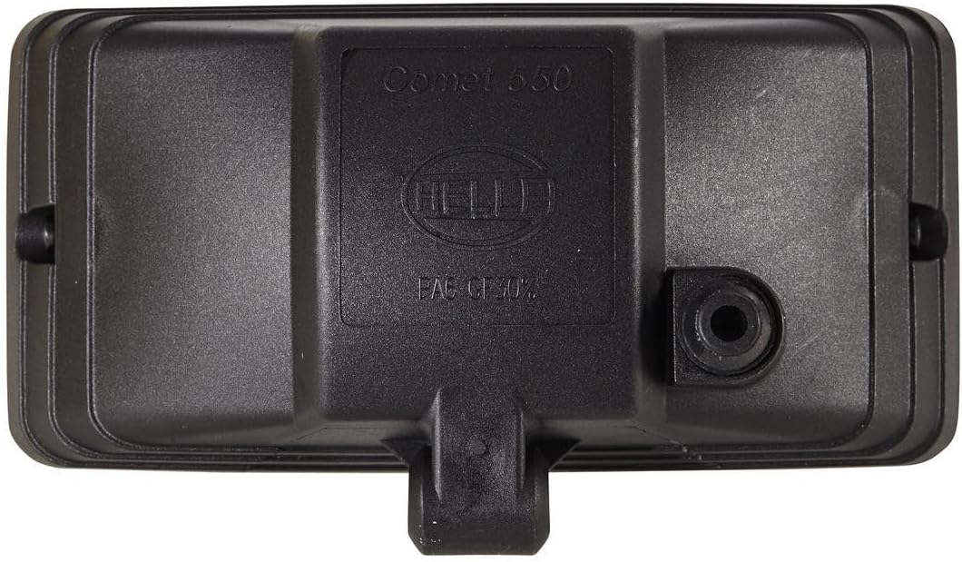 HELLA - Halogen-Nebelscheinwerfer - Comet 550 - 12/24V - rechteckig - Anbau/Einbau - gehärtete Streu