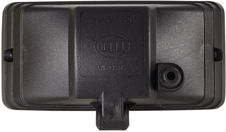 HELLA - Halogen-Nebelscheinwerfer - Comet 550 - 12/24V - rechteckig - Anbau/Einbau - gehärtete Streu