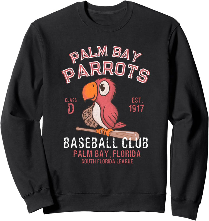 Palm Bay Papageien Baseball Retro Minor League Baseball Team Sweatshirt