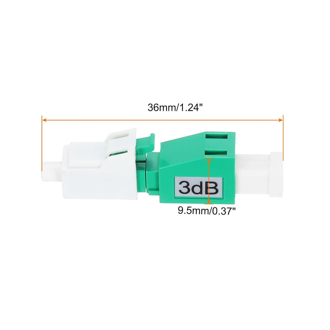 QUARKZMAN 3db LC Faser Dämpfungsglied, LC/APC Singlemode Glasfaser Verbinder Stecker zu Buchse für F