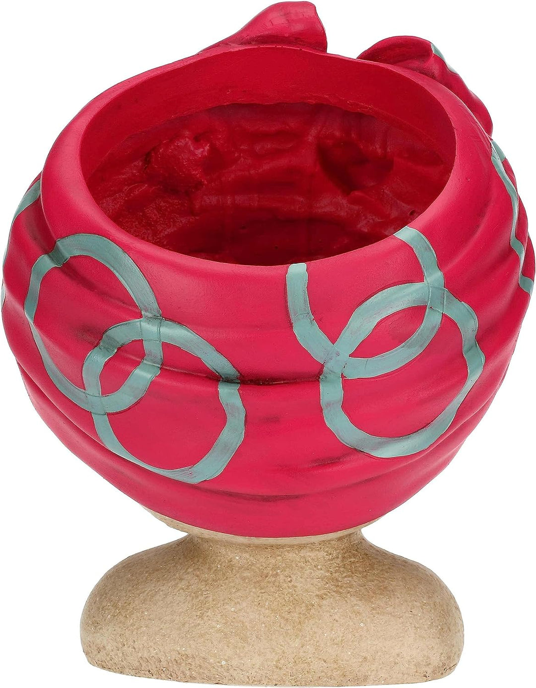 rituali domestici - Cachepot geschlossene Augen Turban Fuchsia Medea