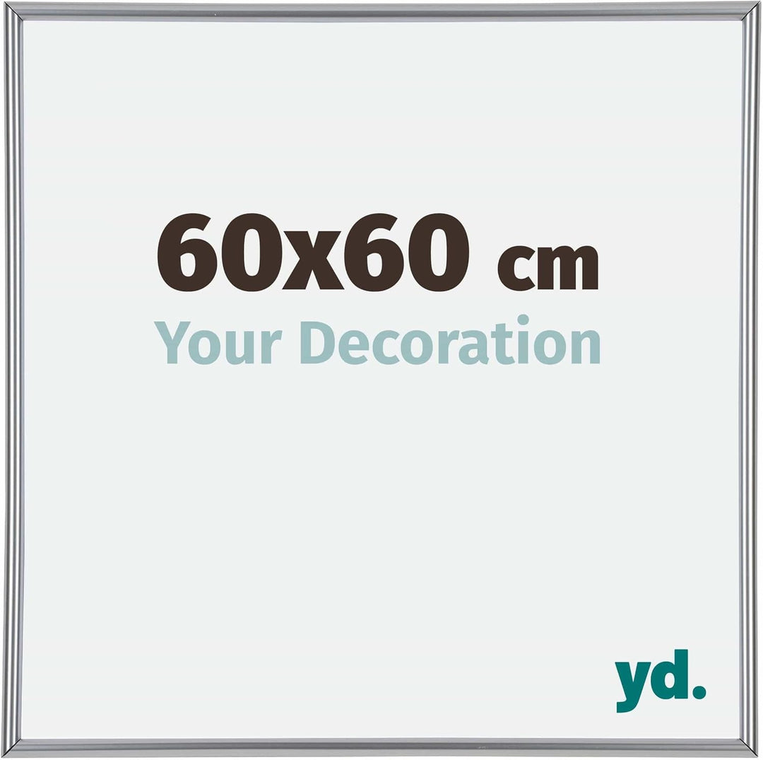 yd. Your Decoration - Bilderrahmen 60x60 cm - Bilderrahmen aus Kunststoff mit Acrylglas - Ausgezeich