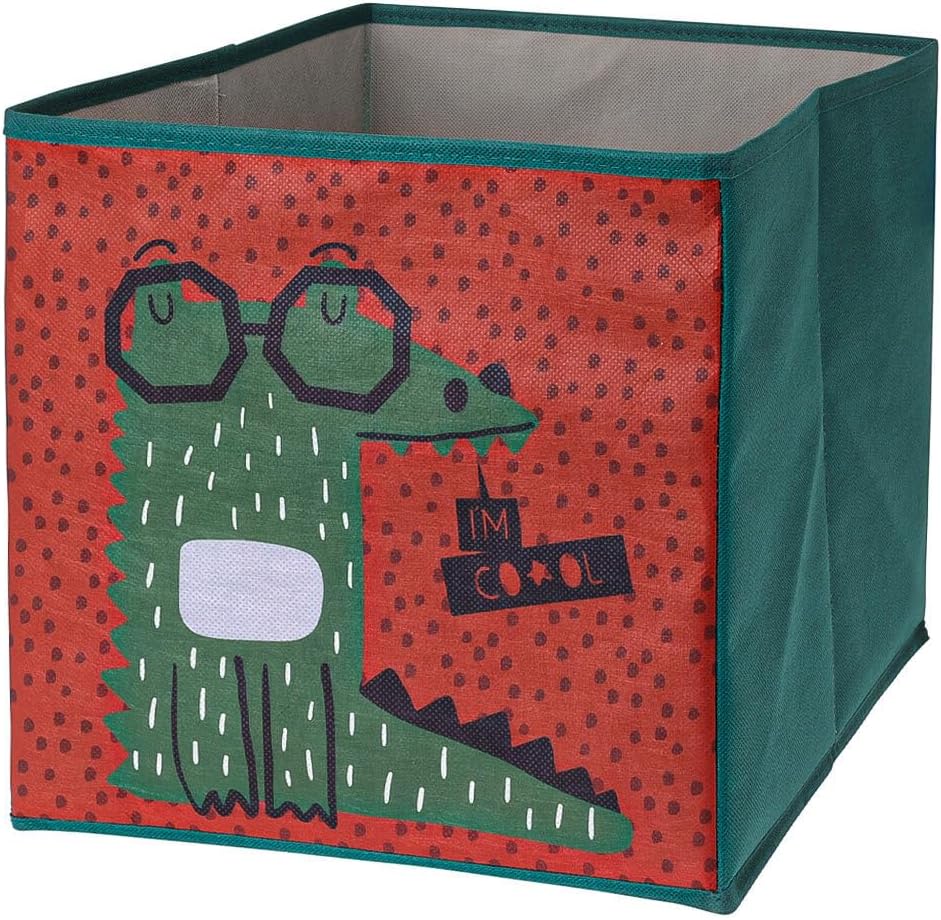 4er Set Faltboxen ca. 30x30x30 cm - Aufbewahrungsboxen Tiermotiv faltbar Körbe Spielzeug Kiste Boxen