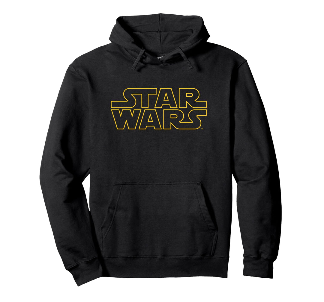 Star Wars Basic Logo Yellow Pullover Hoodie