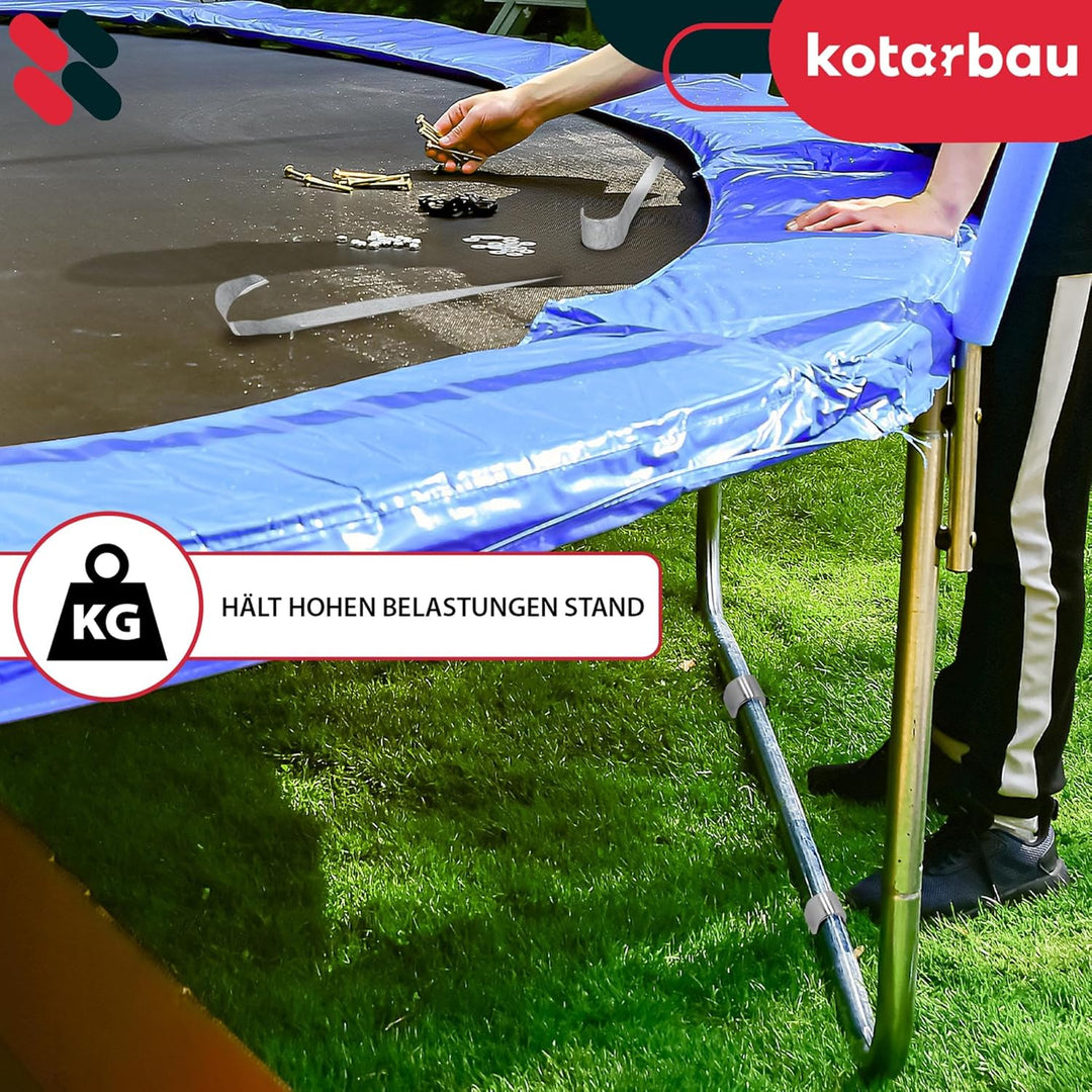 KOTARBAU® 4er Set Bodenanker für Trampolin - 355 mm - Heringe für Gartentrampolin - Erdanker zum Ein