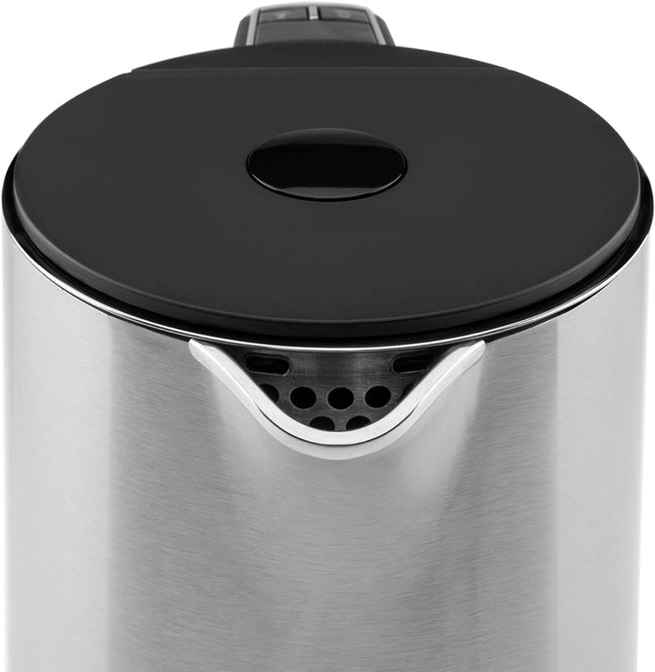 Gastroback 42436 Cool Touch Wasserkocher, Gehäusematerial/Körper, 1,5 l, Schwarz, Edelstahl