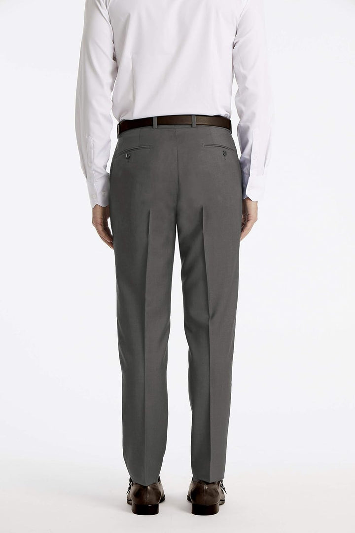 Calvin Klein Herren Slim Fit Kleid Klassische Hose 30W / 30L Mittelgrau, 30W / 30L Mittelgrau