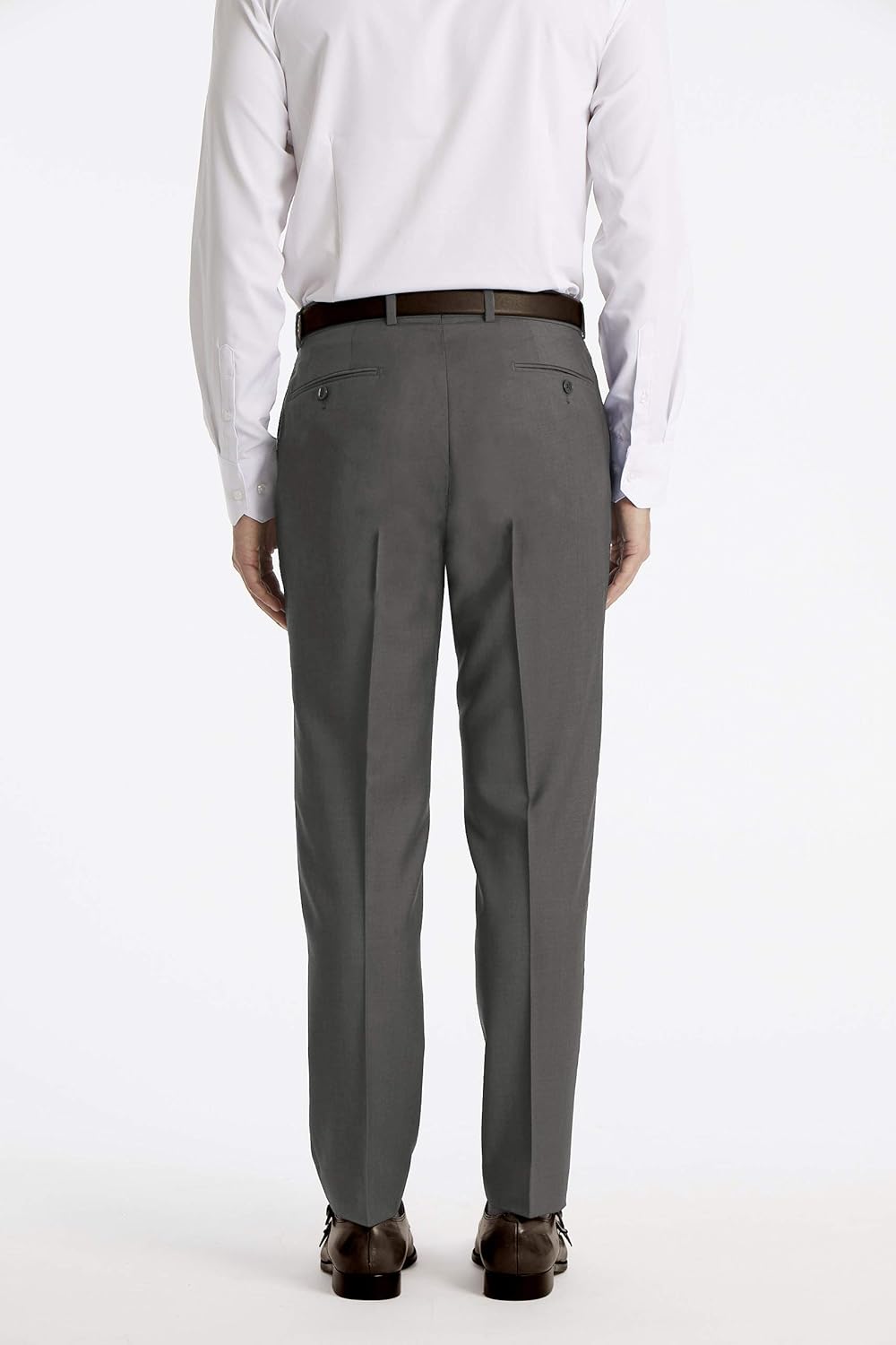 Calvin Klein Herren Slim Fit Kleid Klassische Hose 31W / 32L Mittelgrau, 31W / 32L Mittelgrau