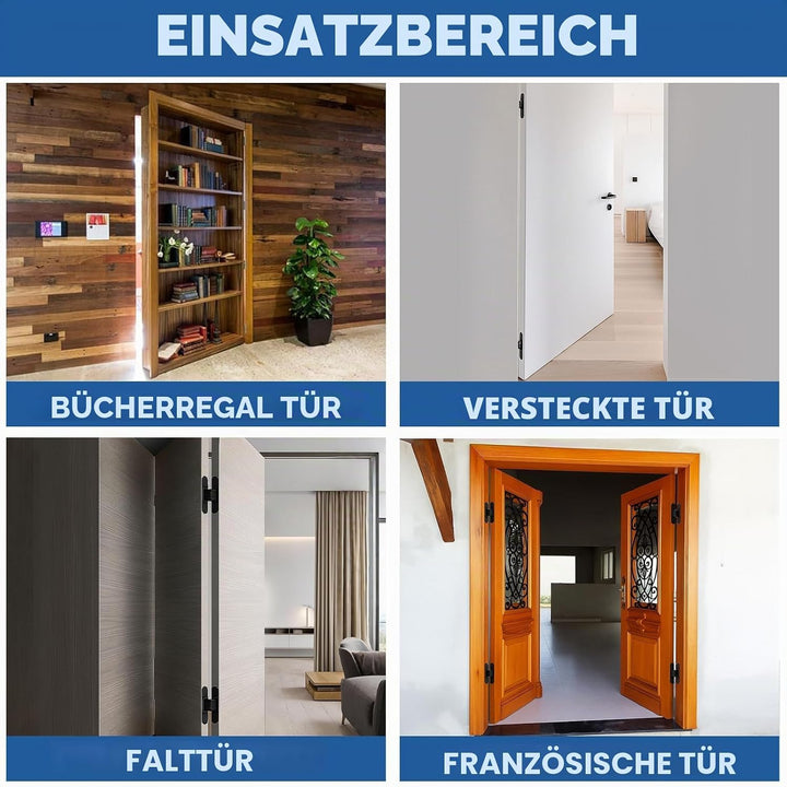 TamBee 15,2 cm Türscharniere versteckte Scharniere unsichtbare Scharniere Schwerlast Zinklegierung 1