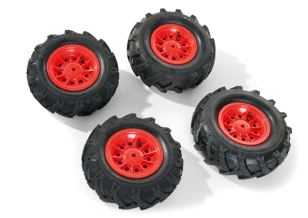 Rolly Toys 409587 - Luftbereifung (für RollyToys Fahrzeuge, Grössen: 2 Stück 325x110 / 2 Stück 310x9