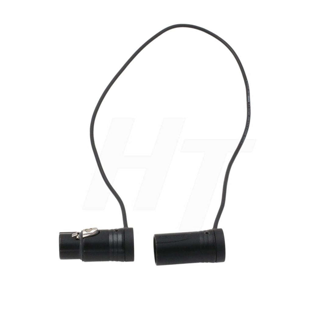 HangTon Audiokabel, verstellbar, niedriges Profil, XLR 3-polig, Stecker auf Buchse, für Mikrofon, Ka