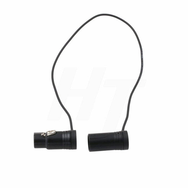 HangTon Audiokabel, verstellbar, niedriges Profil, XLR 3-polig, Stecker auf Buchse, für Mikrofon, Ka
