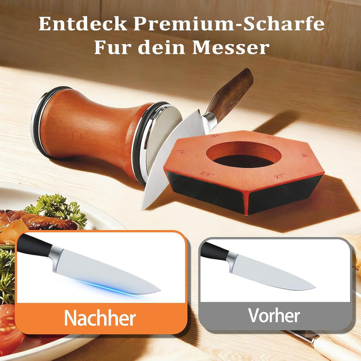 Messerschärfer Profi Mit 12°/15 °/17°/19°/22°/25°SchäRfwinkel, messerschleifer，knife sharpener，Schle