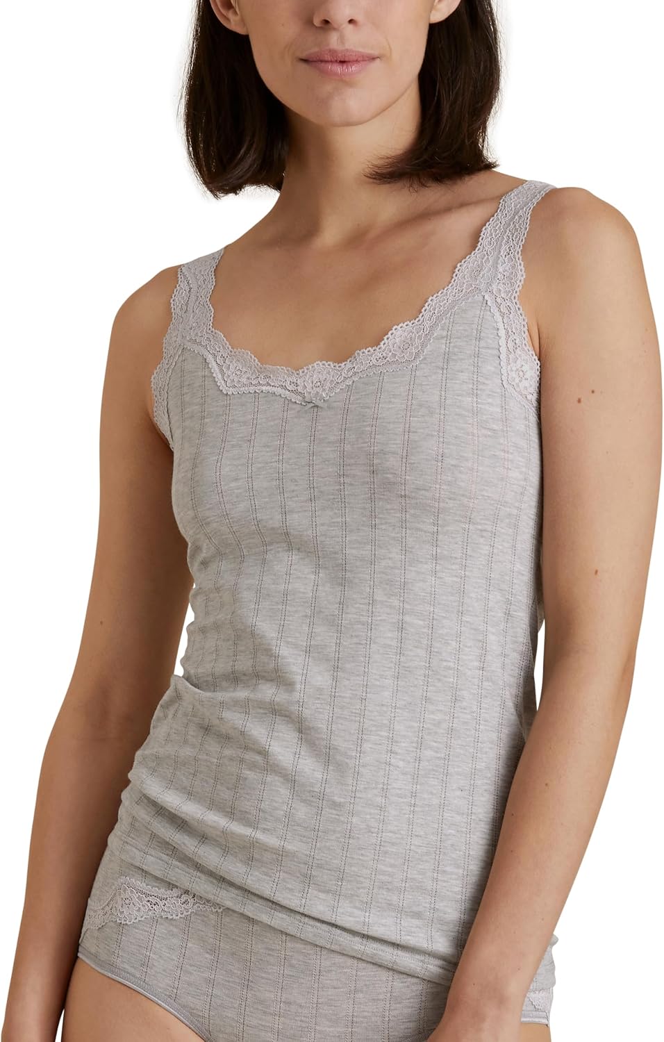 CALIDA Damen etude toujours Unterhemd, Schwarz, 36 EU