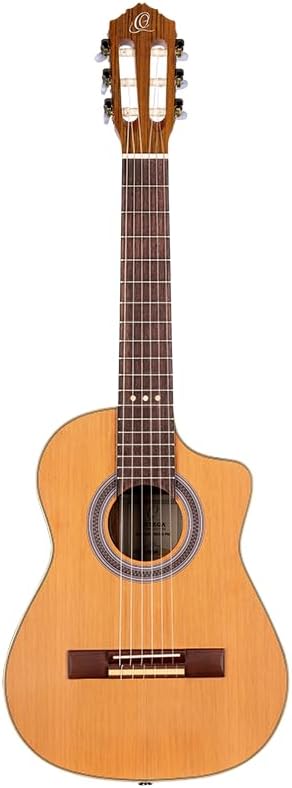 Ortega Guitars Konzertgitarre elektro-akustisch - Requinto Series - deep body - inklusive Gigbag - M