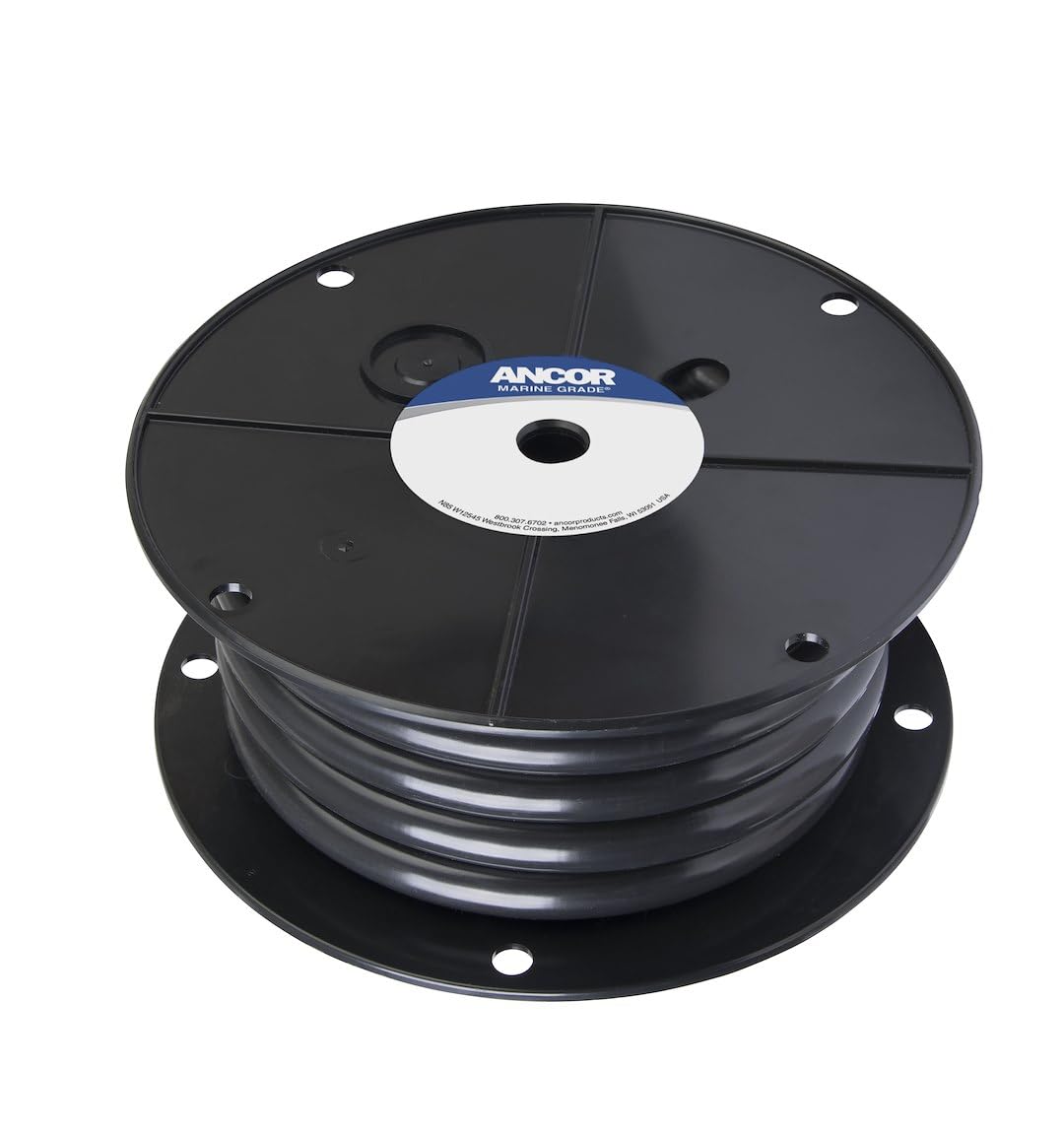 Ancor TINNED Copper Wire 0000AWG (107MM²) Black 25FT Einheitsgrösse AWG 4/0 (11,68 mm MULTICOLOR, Ei