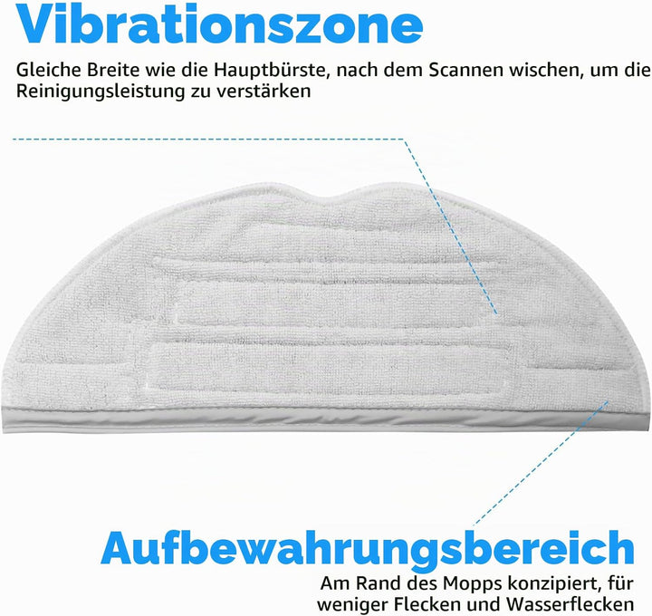 Wischtücher Zubehör &amp; Wischtuch-Halterung Staubsaugerzubehör für Roborock S8/S8 +/S8 Pro Ultra/S7/S7