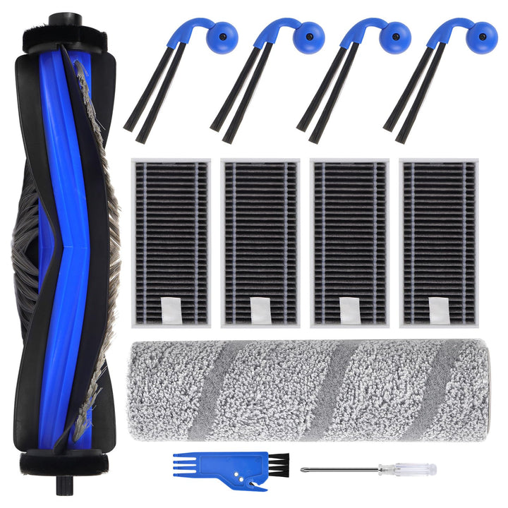 X11 Zubehör für ECOVACS X11 OMNICYCLONE / X11 PRO Omni / X9 Pro Staubsauger,1 Hauptbürste,1 Rolle Wi