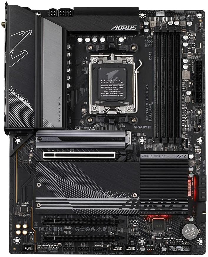 Gigabyte B650 AORUS Elite AX 1.0 AMD B650 Socket AM5 ATX