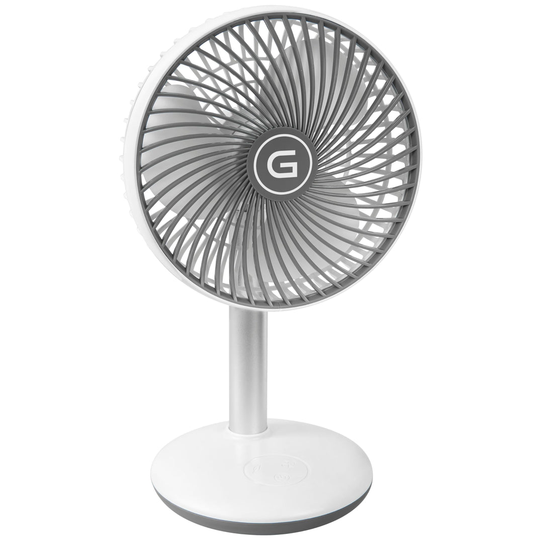 Gutfels Akku-Tisch-Ventilator VENTI 3010 R | Lithium Ionen Akku 4.000 mAh | Touchbedienung | 4 Gesch