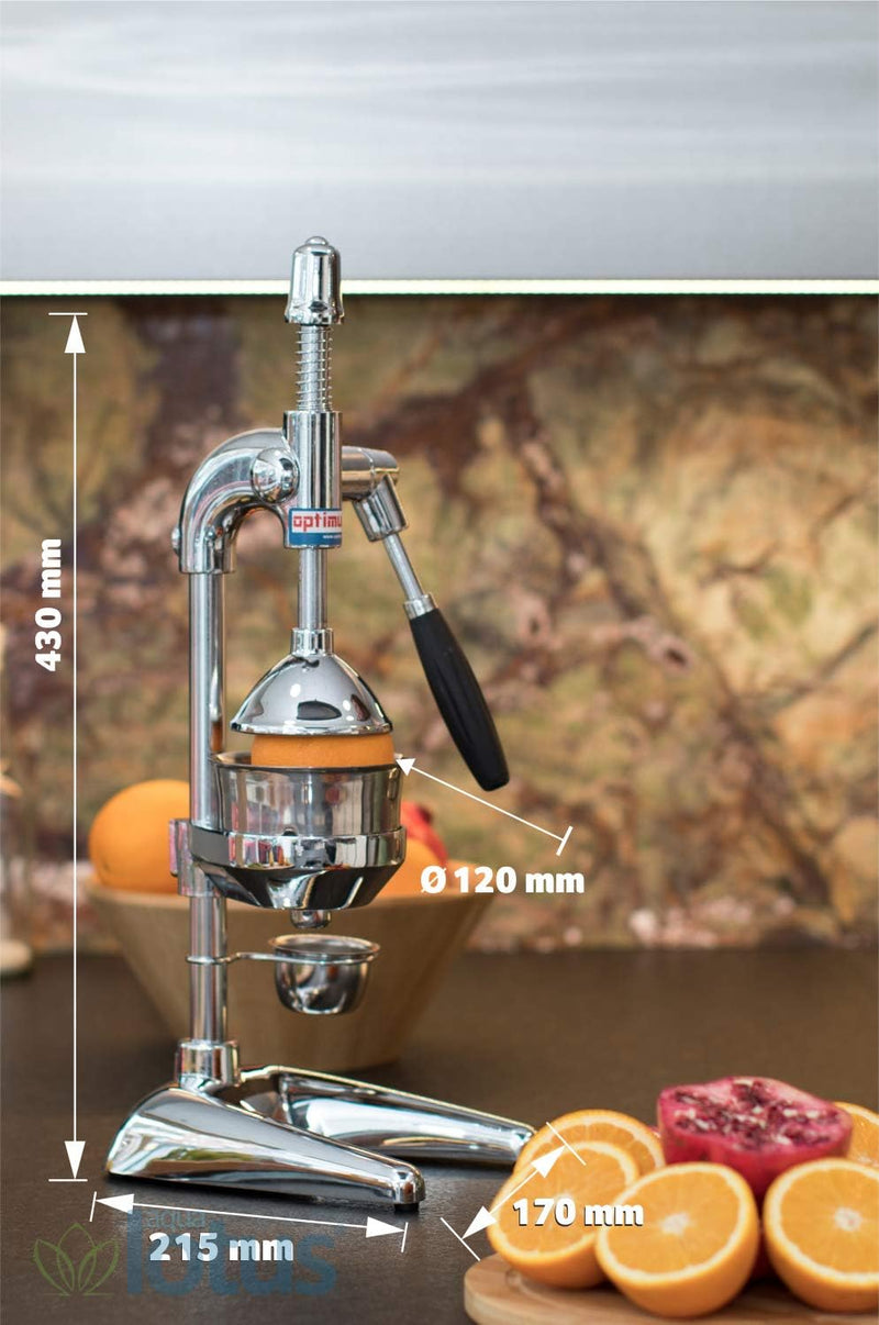 Zitruspresse in Handelsgüte, Handpresse, manuelle Fruchtpresse, Saftpresse für Orangen, Zitronen, Gr