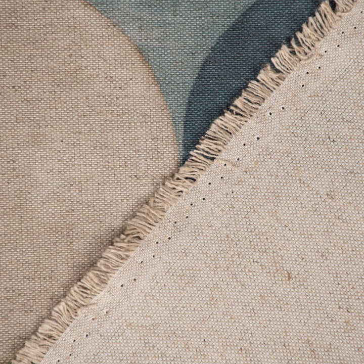 SCHÖNER LEBEN. Zugluftstopper Panama Pendulum Kugeln Kreise blau, Auswahl:130cm Länge ca. 130x15x15c