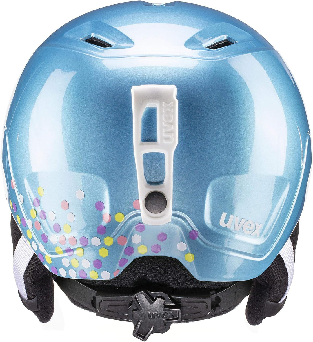 uvex heyya - Skihelm für Kinder - individuelle Grössenanpassung - optimierte Belüftung - blue confet