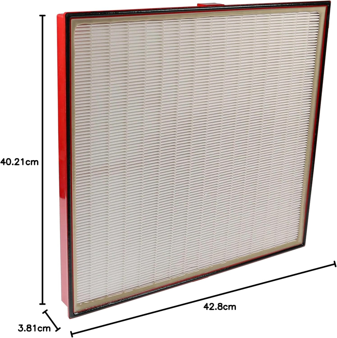 vhbw 2x H12 Filter kompatibel mit Lux Aeroguard 4 S, Aeroguard Luftreiniger - Ersatz-Filter